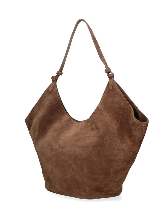 Borsa a spalla da donna In Vera pelle Made in Italy 27x38x21,5 cm