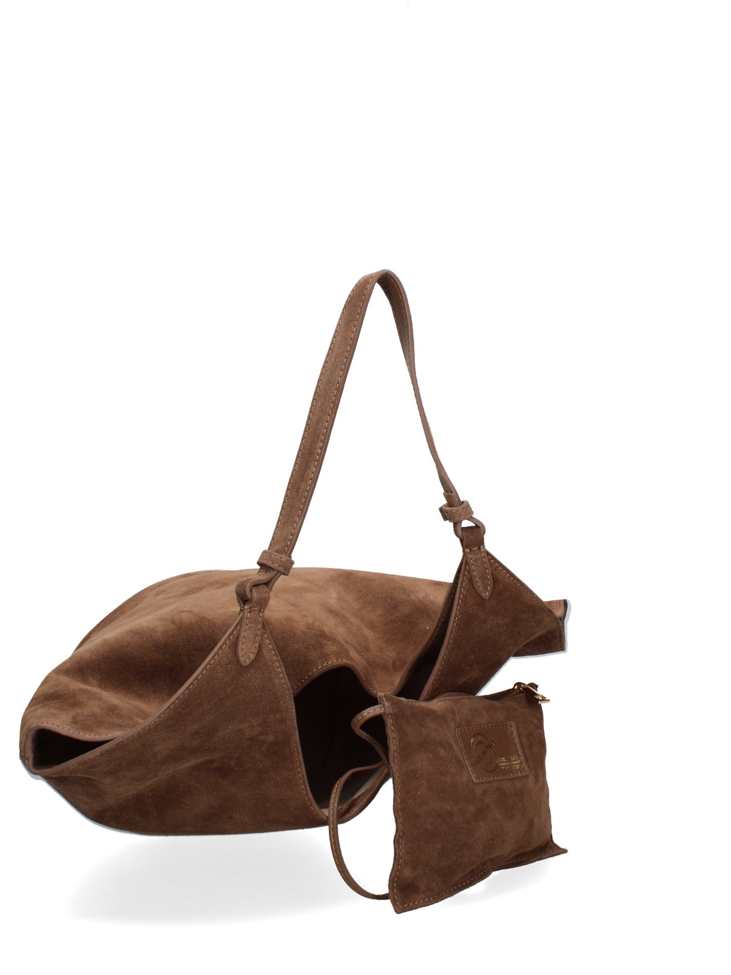 Borsa a spalla da donna In Vera pelle Made in Italy 27x38x21,5 cm