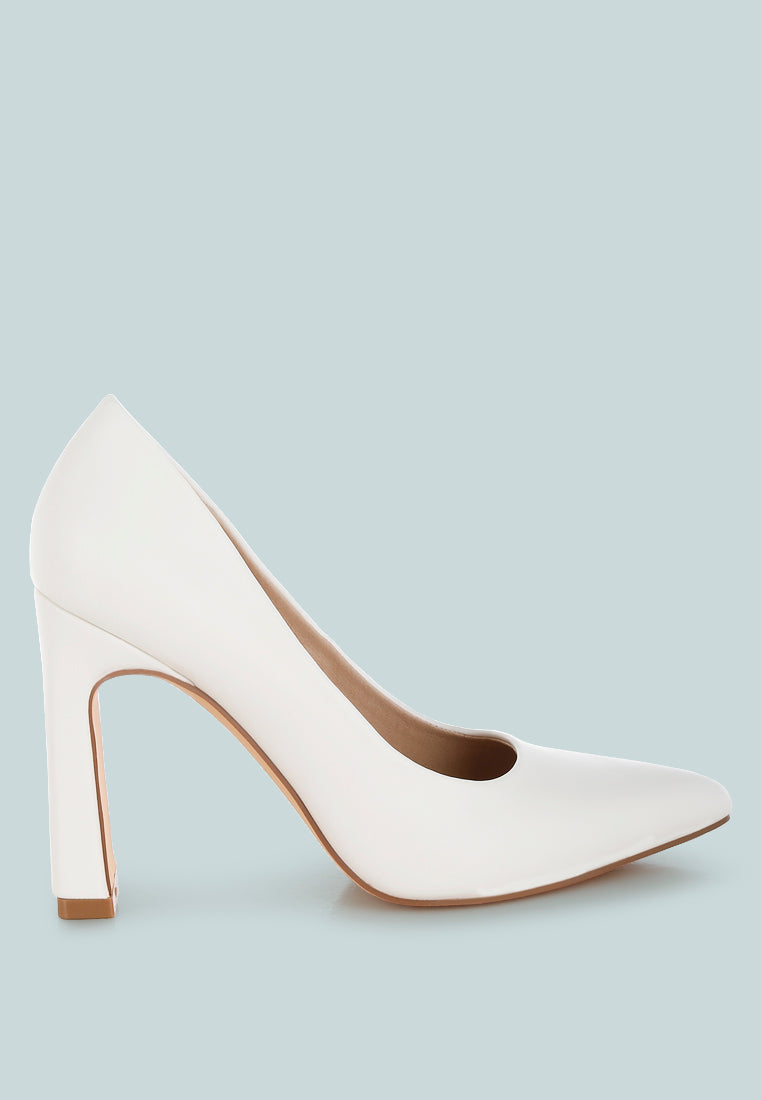 Shacarri Faux Leather Pumps