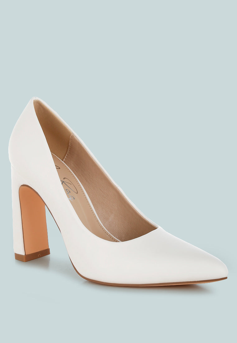 Shacarri Faux Leather Pumps