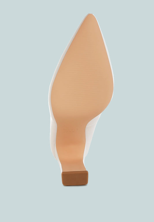 Shacarri Faux Leather Pumps